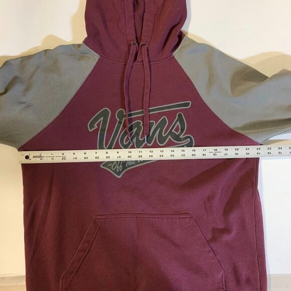 Van's Men's Colorblock Logo Cotton Pullover Long Sleeve Hoodie Sweatshirt Size L - Picture 9 of 11